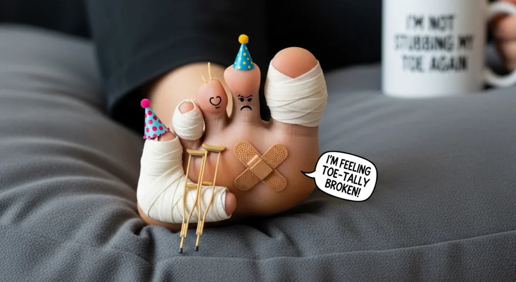 Broken Toes Puns