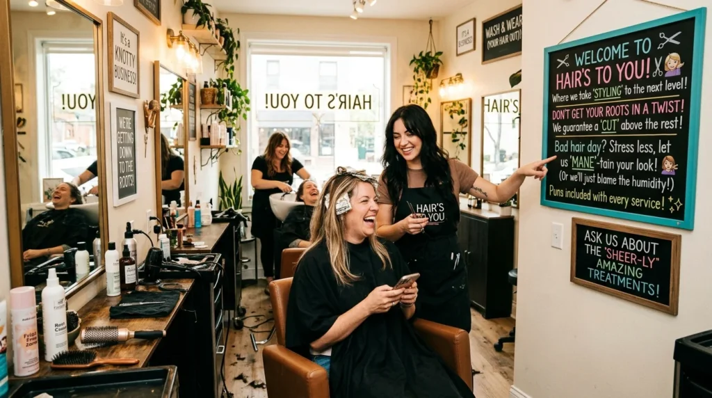 Hair Salon Puns