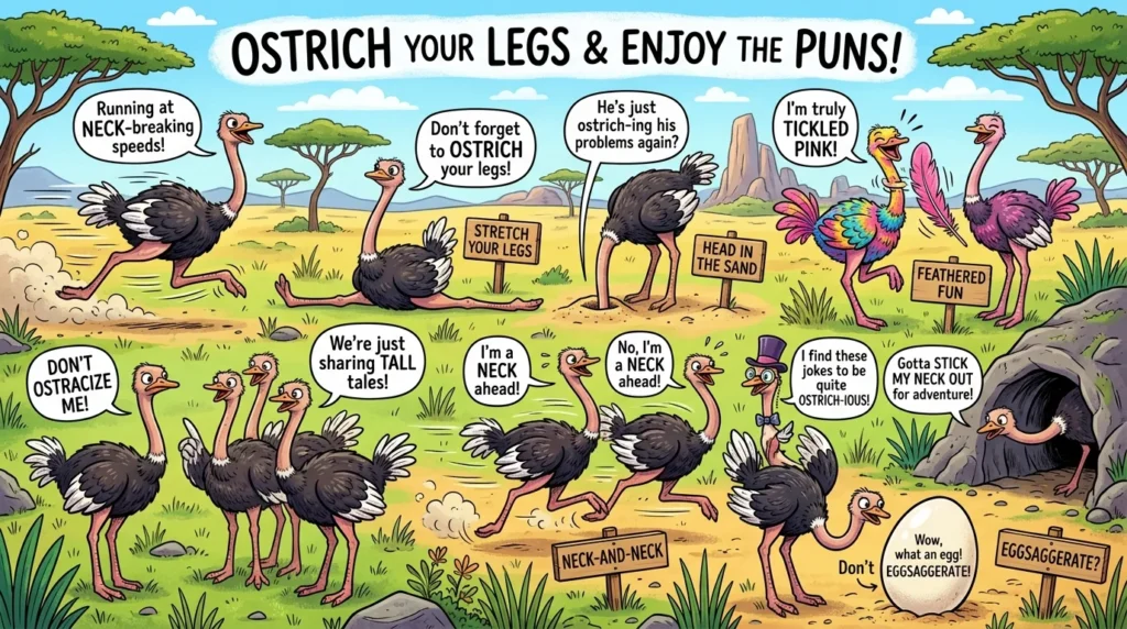Ostrich puns