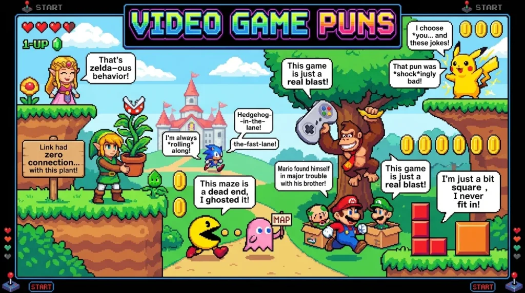 Video game puns