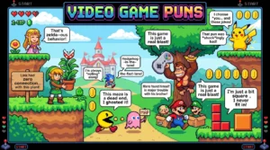 Video game puns
